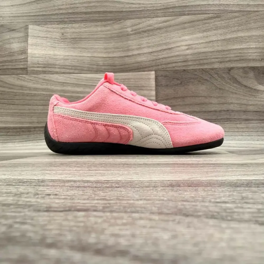 Puma NWOT Speedcat OG Big Kid 'Magic Rose' - Pink and White Suede Sneakers